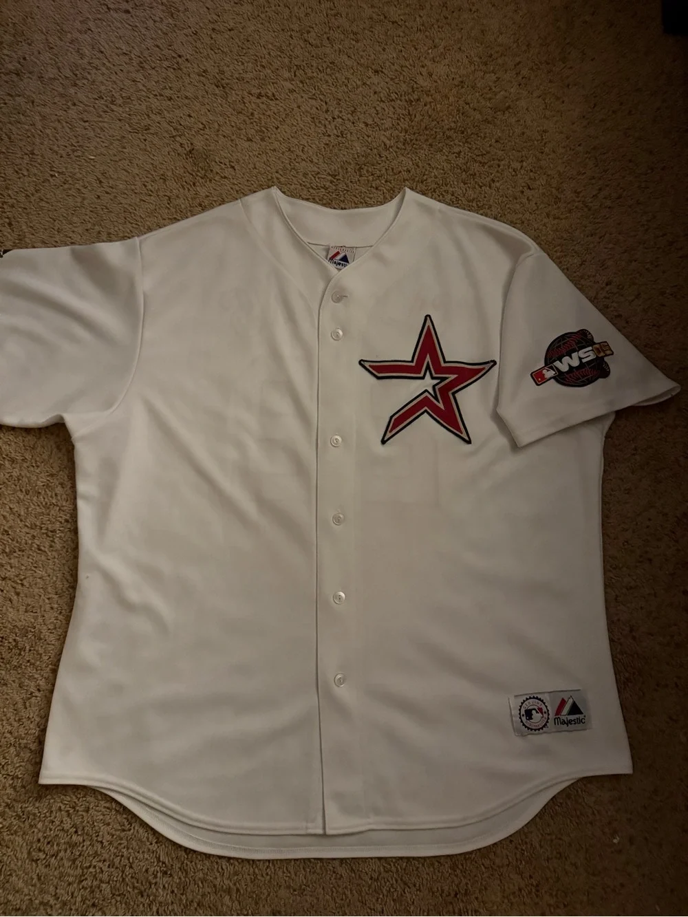 Houston Astros Roger Clemens 2005 World Series Vintage Jersey Men’s 2XL